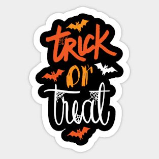 Trick or Treat Halloween Sticker